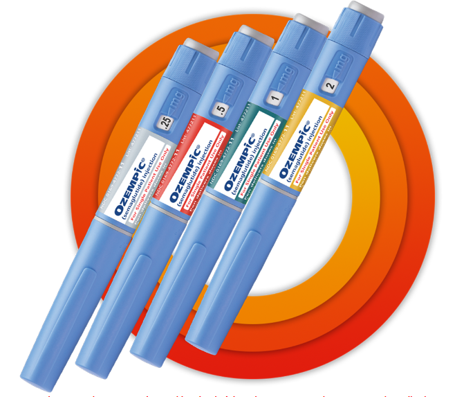 (Iniezione) Ozempic*1 (4 unità per confezione), da 1 a 4 settimane, 0,25 mg (perdita di peso di circa l'8,5%)